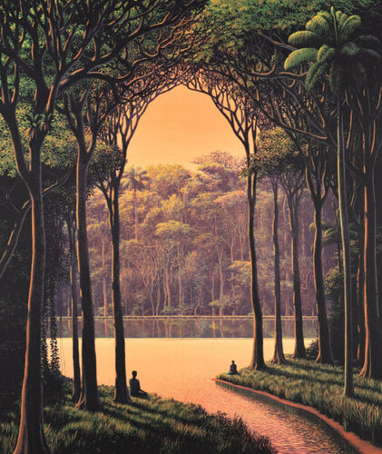 Contemplar al Otro en Tarde Rosa by Tomás Sánchez, Print for Sale on Singulart