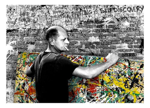 Self Discovery (Jackson Pollock) von Mr. Brainwash, Druck kaufen auf Singulart