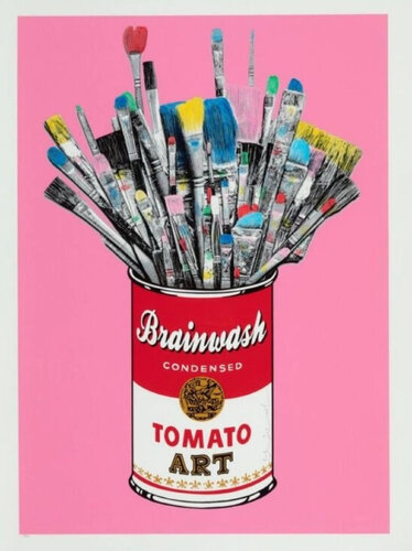 Tomato Pop (Pink) by Mr. Brainwash, Print for Sale on Singulart