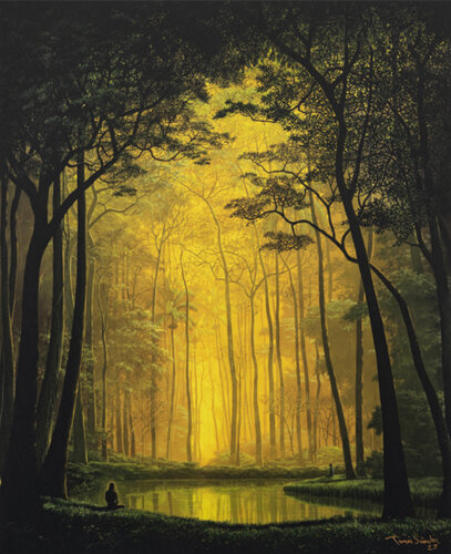 El testigo by Tomás Sánchez, Print for Sale on Singulart