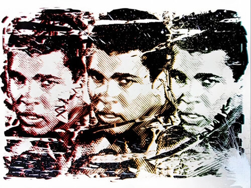 Legend Forever (Muhammad Ali, Black Edition) di Mr. Brainwash, Stampa in vendita su Singulart