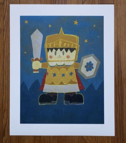 Untitled ( Knight, Sword) di Noritoshi Mitsuuchi, Stampa in vendita su Singulart