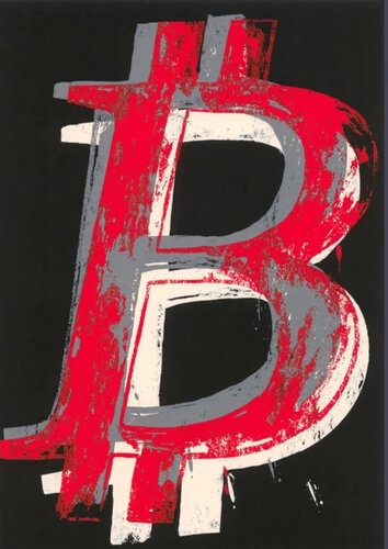 Bitcoin (Black) von Mr. Brainwash, Druck kaufen auf Singulart
