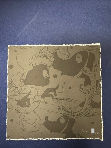 Your lies they comfort me ( Black) van Johnny in Paris, Afdruk te koop op Singulart