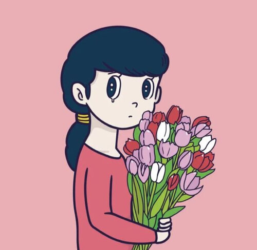 Eyewater Four Seasons ( Spring, Red, Flowers) von YUYA HASHIZUME, Druck kaufen auf Singulart