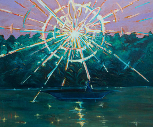 Vipassana 內觀 van Kathy Lam Kit Yee, Schilderij te koop op Singulart