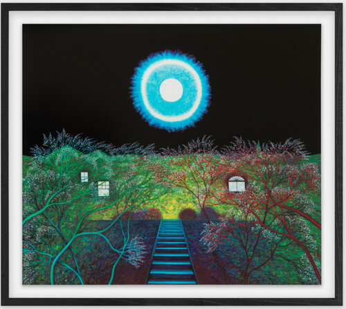 Spring Moon, Grant Street (Hand-finished) von Scott Kahn, Druck kaufen auf Singulart