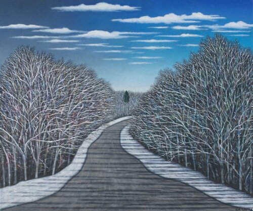 Spring Moon, Grant Street (Hand-finished) von Scott Kahn, Druck kaufen auf Singulart