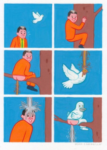DOVELOVE (Dove Love) von Joan Cornellà, Druck kaufen auf Singulart