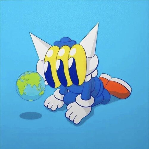 LOOOK (Blue) von Benzilla, Druck kaufen auf Singulart