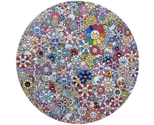 Paradise in a Flower Field de Takashi Murakami, Impresión a la venta en Singulart