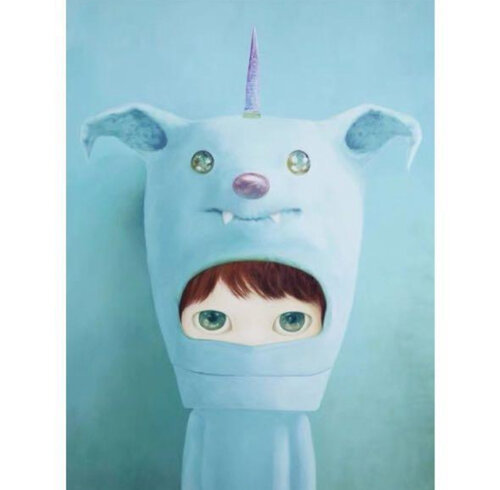 Little White Bear Boy von Mayuka Yamamoto, Druck kaufen auf Singulart