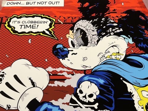 Hurt People Hurt People (Mickey Mouse) de Matt Gondek, Impresión a la venta en Singulart