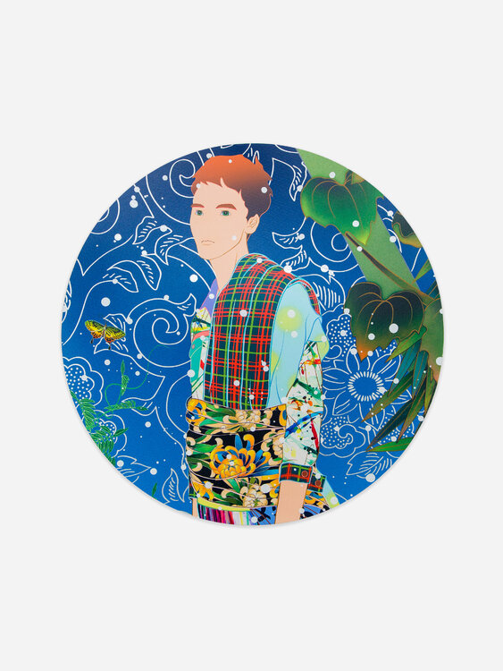 【新品・未使用】松山智一「Perfect All Alone Ironic 」 Perfect All Alone Ironic (Blue, 松山智一 ) by Tomokazu