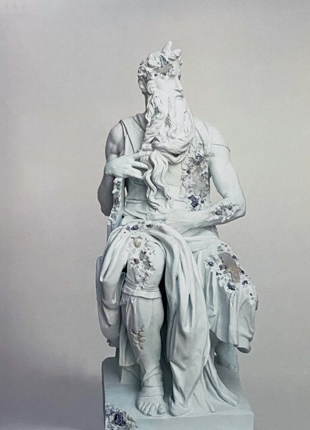 Quartz Eroded Moses (Poster) Daniel Arsham