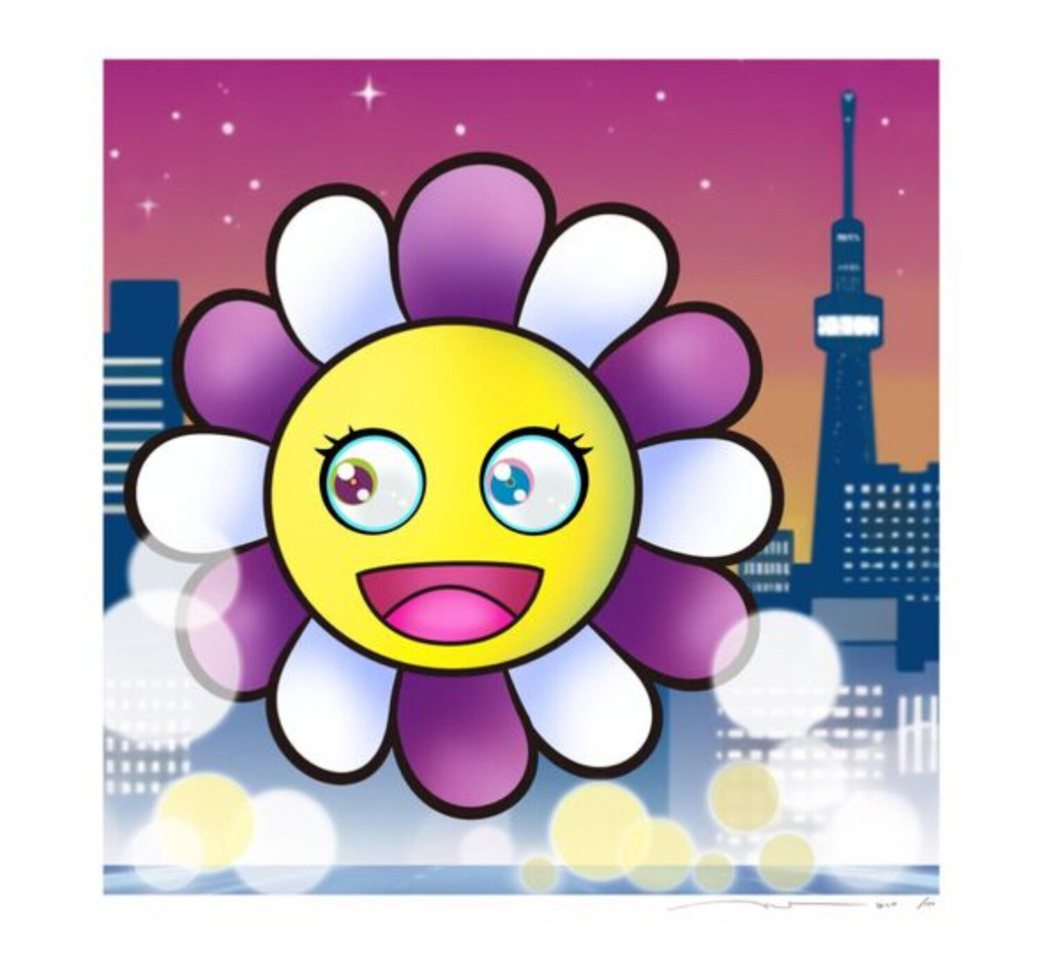 Murakami.Flower #6865 NEO Tower Takashi Murakami