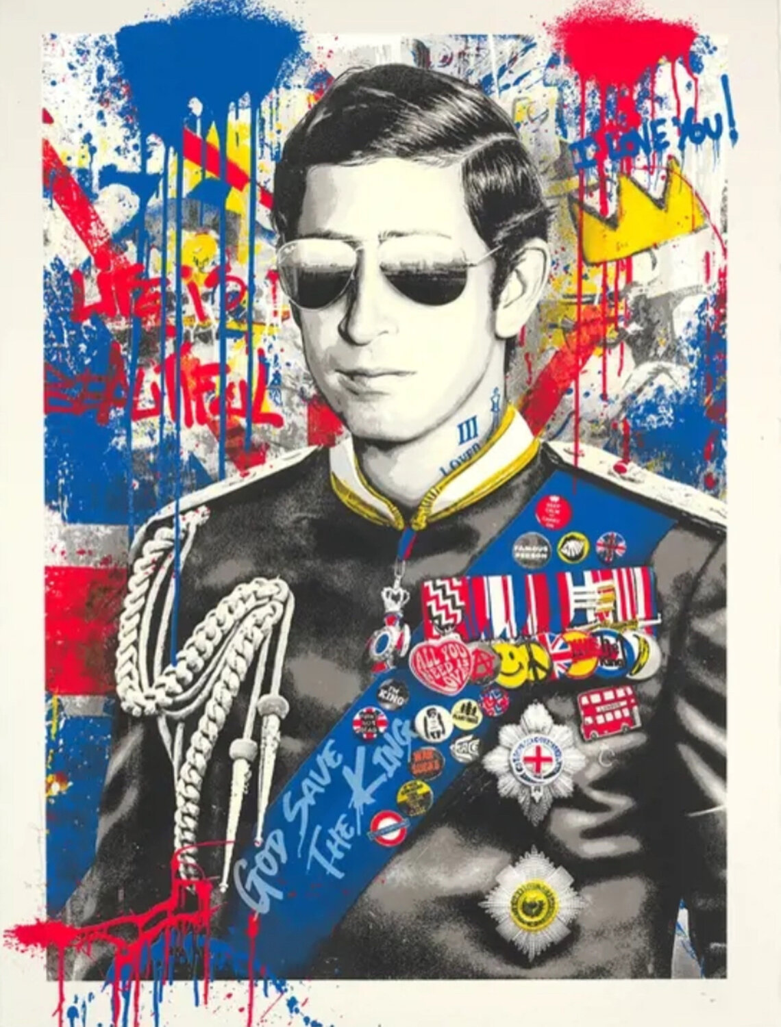 Long Live the King Mr. Brainwash Stampa in vendita