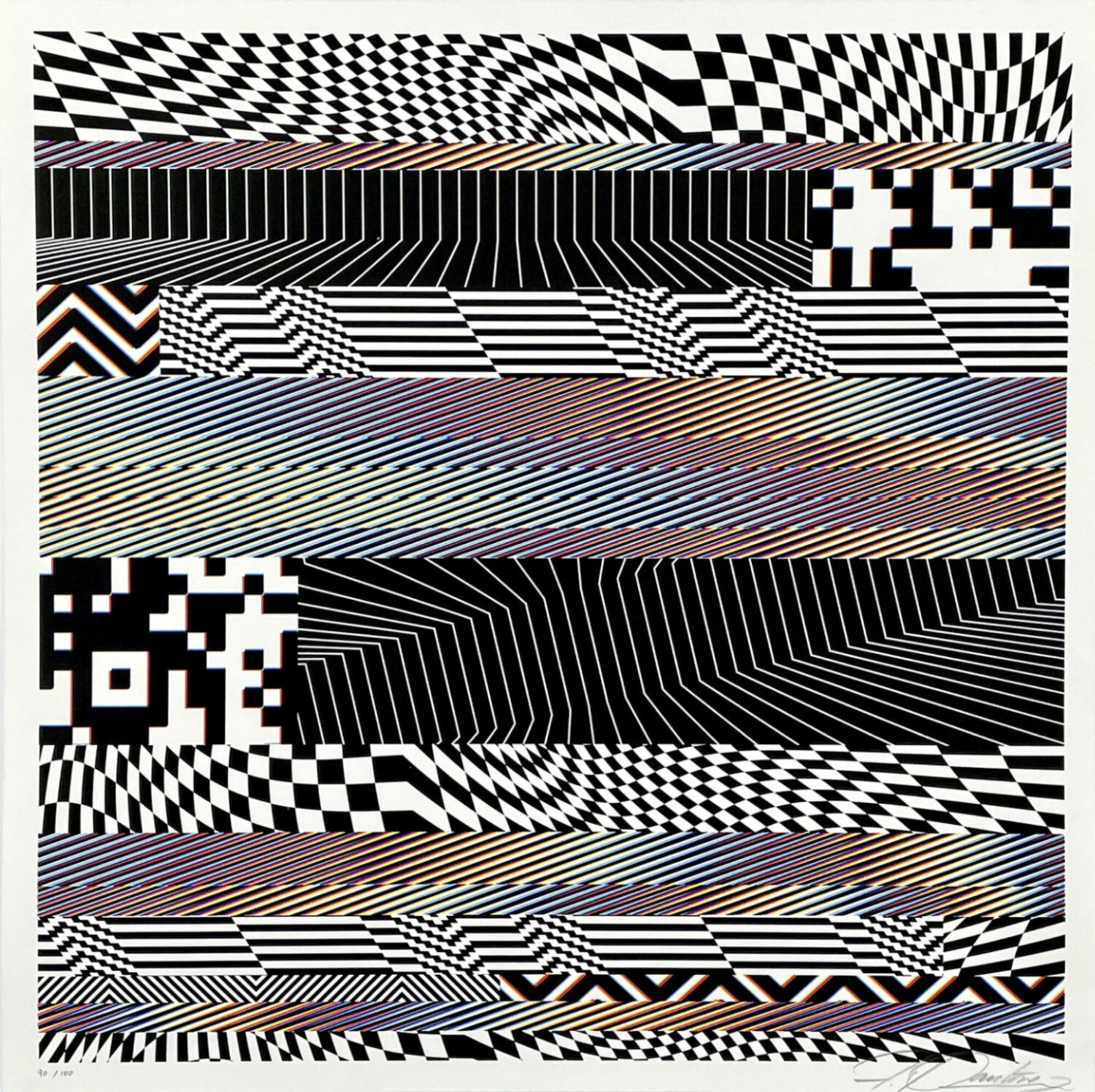 Afterimage Felipe Pantone Stampa in vendita