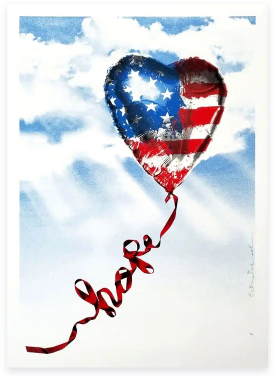 Hope Mr. Brainwash Stampa in vendita
