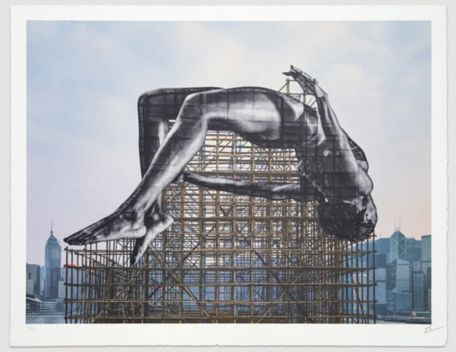 Giants, Rising Up, Hong Kong, China, 2023 JR Druck zu verkaufen