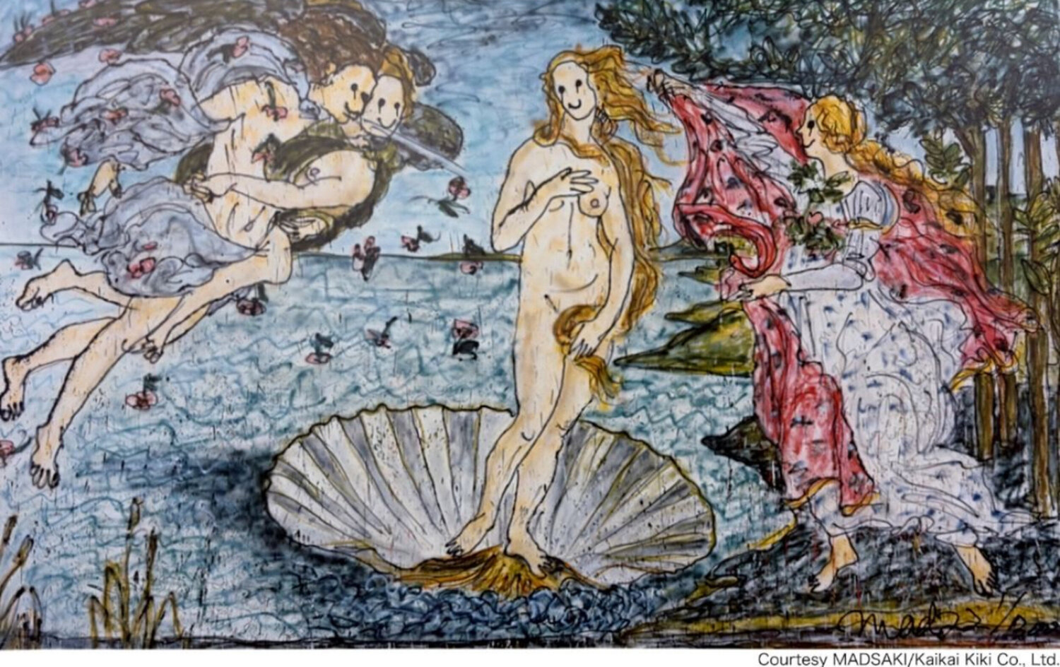 The Birth of Venus II (Inspired by Sandro Botticelli ) _P MADSAKI Stampa in vendita