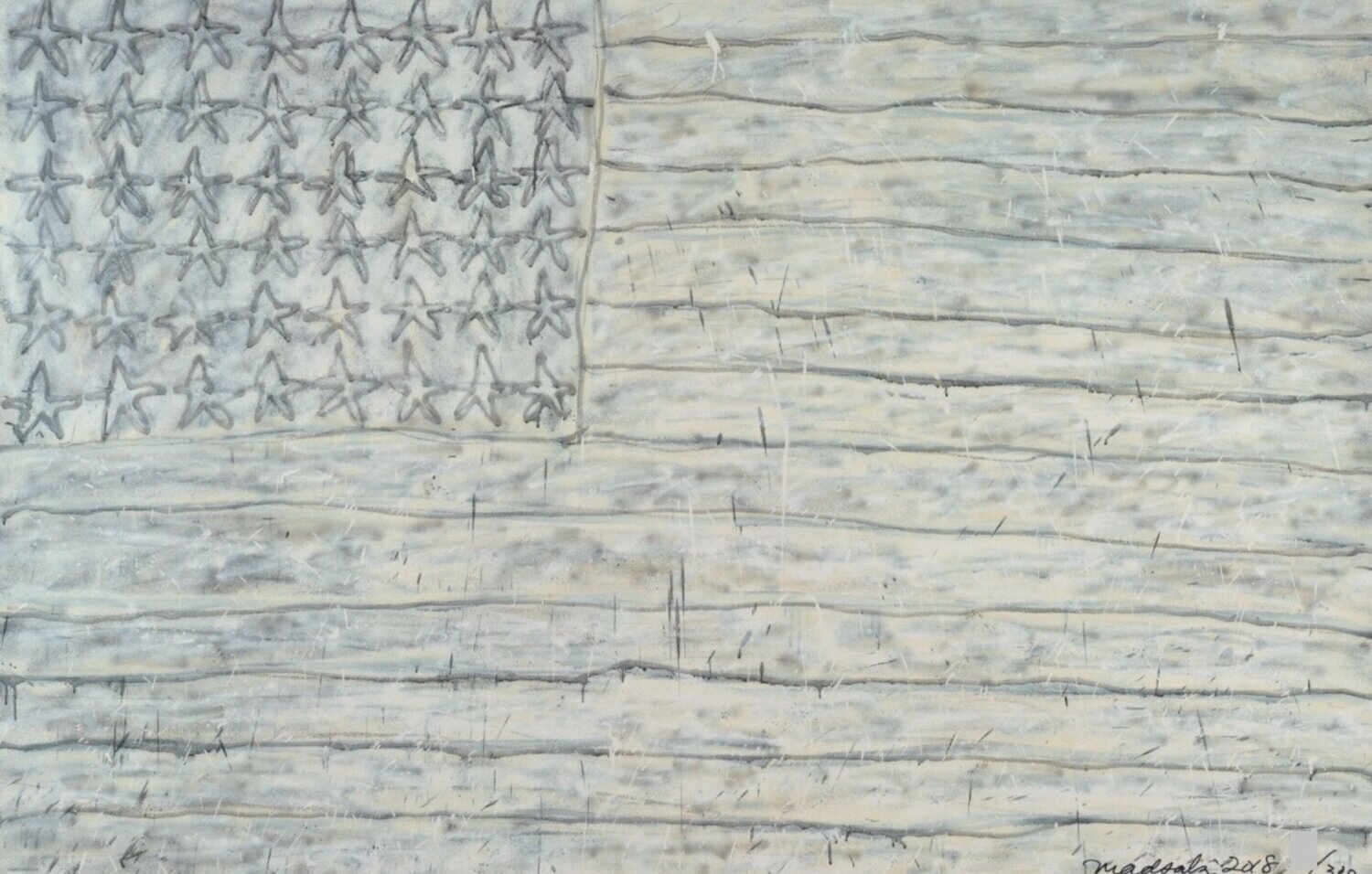 White Flag 2P MADSAKI Stampa in vendita