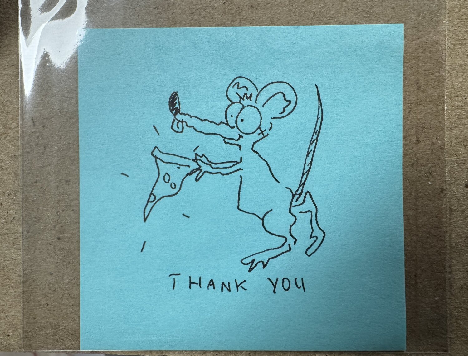 Thank You ( Rat, Cheese) Johnny in Paris Disegno in vendita