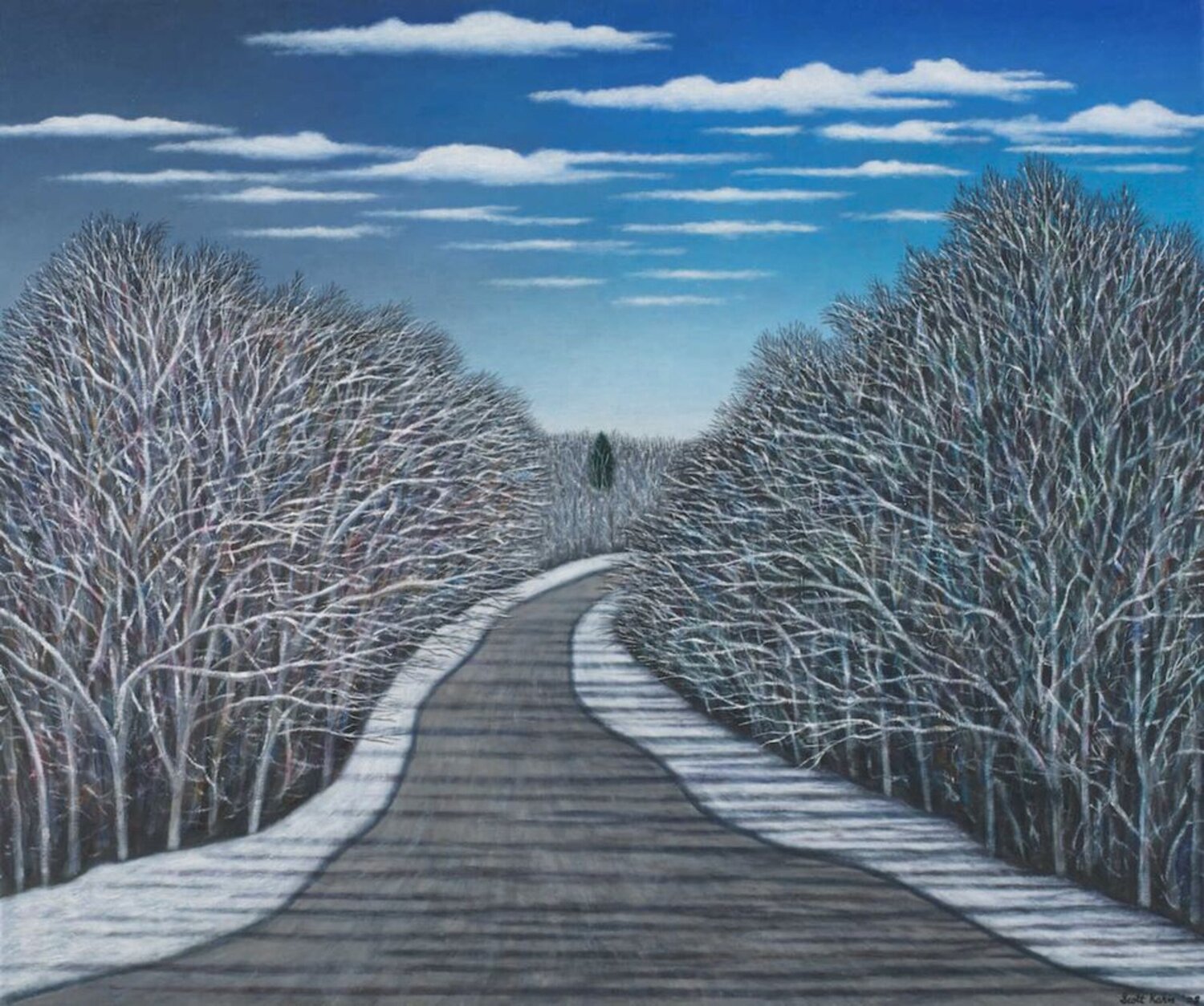 Spring Moon, Grant Street (Hand-finished) Scott Kahn Stampa in vendita