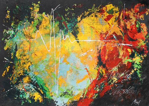 Herzschlag de Ulla Mersch, Pintura a la venta en Singulart
