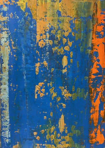 Horizontale Resonanz (zwei Kunstwerke) par Ilona Pausder, Peinture en vente sur Singulart