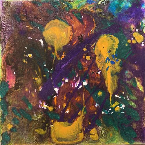 “Kosmische Resonanz” van Ilona Pausder, Schilderij te koop op Singulart