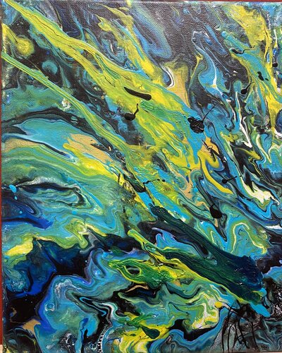 Resonanz der Bewegung di Ilona Pausder, Pittura in vendita su Singulart