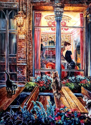 Die Königinnen der Nacht by Anna Lang, Painting for Sale on Singulart
