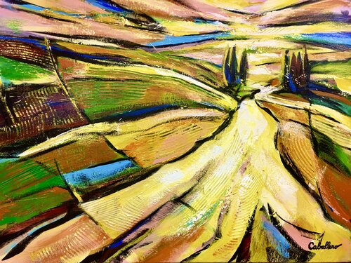 Occitanie Magique / Magic Occitania di Ignacio Caballero, Pittura in vendita su Singulart