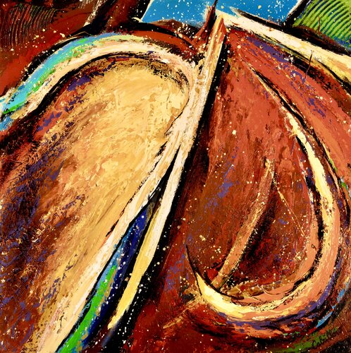 La Porte de l'Ange par Ignacio Caballero, Peinture en vente sur Singulart