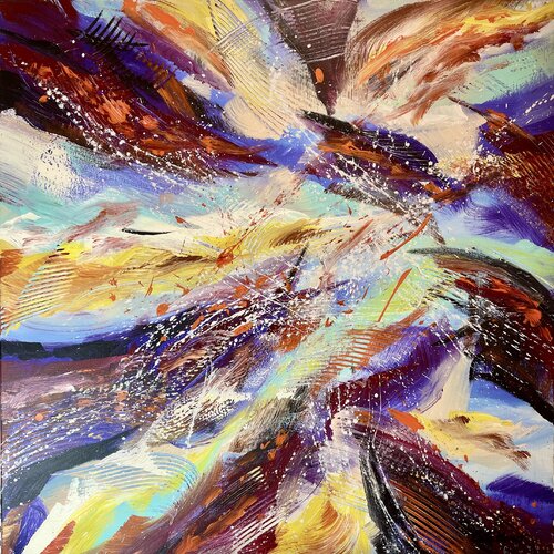 Mouvement Céleste par Ignacio Caballero, Peinture en vente sur Singulart