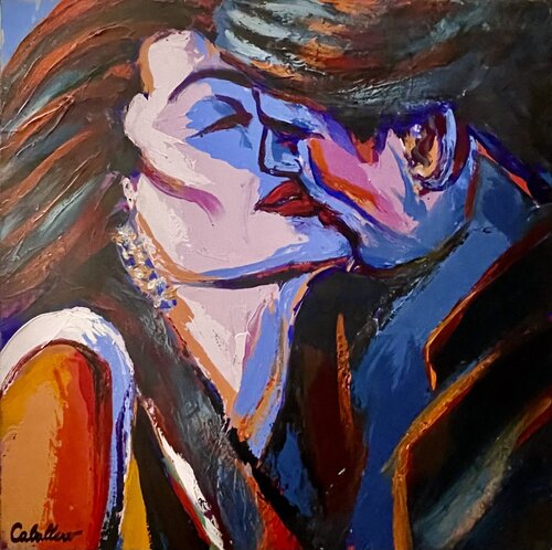 Le Baiser van Ignacio Caballero, Schilderij te koop op Singulart