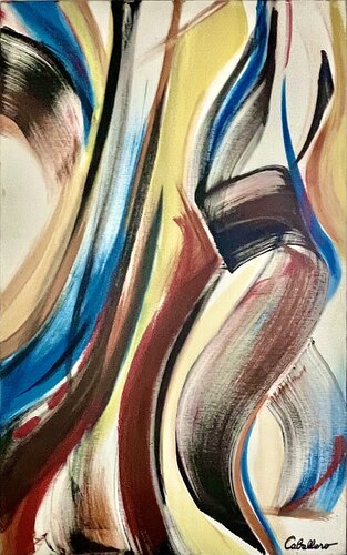 Mouvements verticaux von Ignacio Caballero, Malerei kaufen auf Singulart