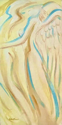L’Ange de l’Elévation di Ignacio Caballero, Pittura in vendita su Singulart