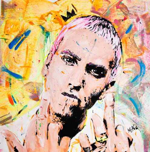 EMINEM - F**K YOU de Michael "MiKu" Kuhn, Pintura a la venta en Singulart
