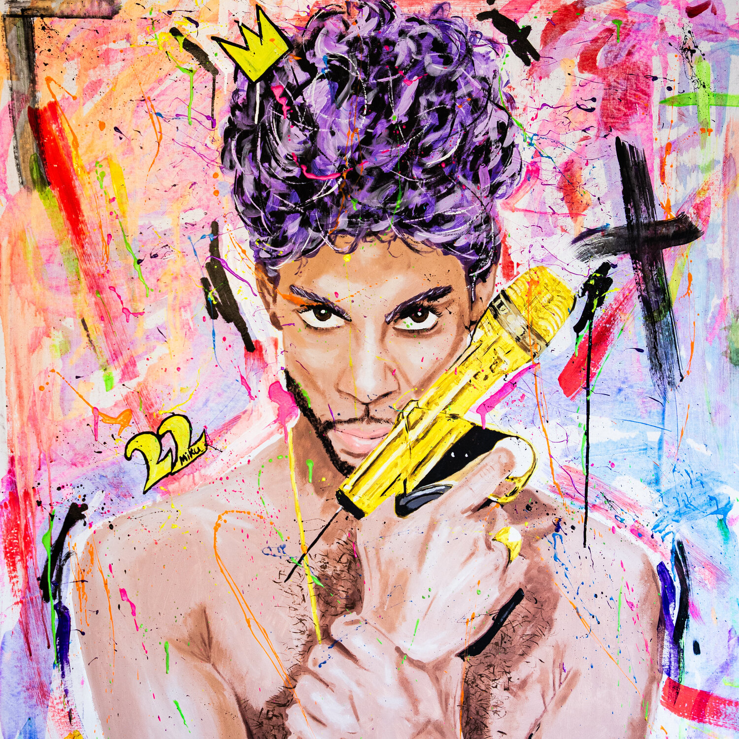 Do it like Prince did. Make music, not war. Michael "MiKu" Kuhn