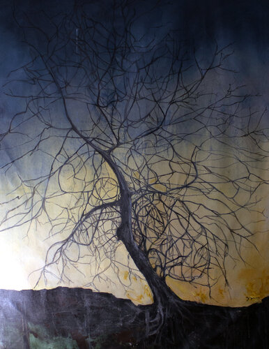 Narratives : : "Arbor Mundi" de Stephanie Visser, Pintura a la venta en Singulart