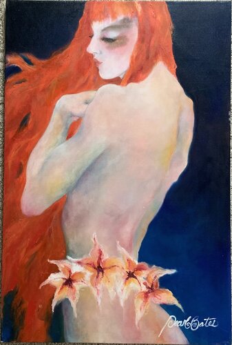 Fire Lily von Pearl Bates, Malerei kaufen auf Singulart