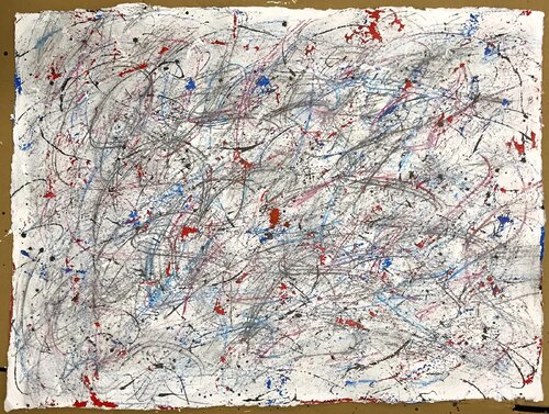 Tangles-Knots-Strings + Pure N R G van Peter Sahlman, Werk op papier te koop op Singulart