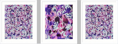 OverZeolously Zigzaging to Zugzwang (triptych) by Peter Sahlman, Work on Paper for Sale on Singulart