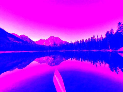 String Lake Mount Moran Tetons, WY von Peter Sahlman, Fotografie kaufen auf Singulart