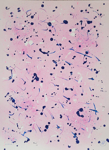 JUNO, Borexino & KAMLAND Ghost Scintillation von Peter Sahlman, Werk auf Papier kaufen auf Singulart