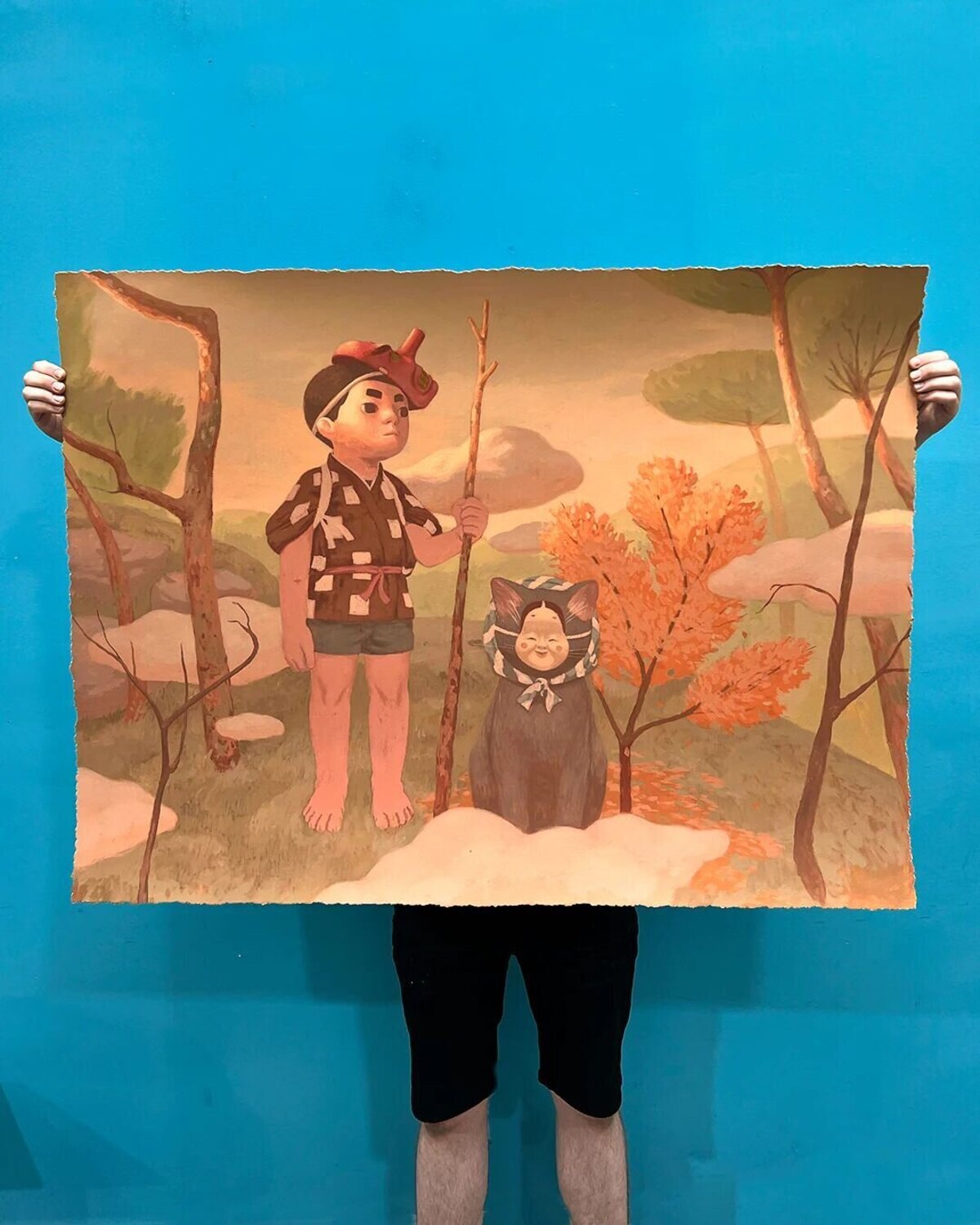 Mark Jeffrey R.santos 原画　一点もの　unique Get Lost in the Fantasy World painted by Mark jeffrey R