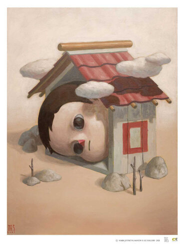 Mark Jeffrey R.santos 原画　一点もの　unique Get Lost in the Fantasy World painted by Mark jeffrey R