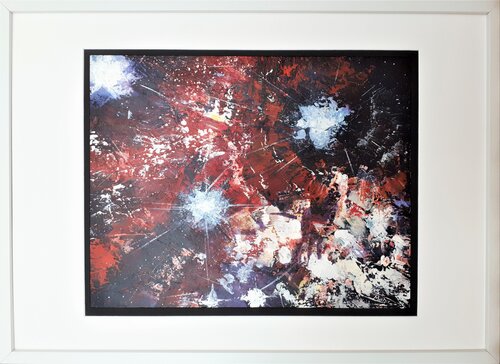 C_53_"Behind the Blue"_W von Martina Hartusch, Malerei kaufen auf Singulart